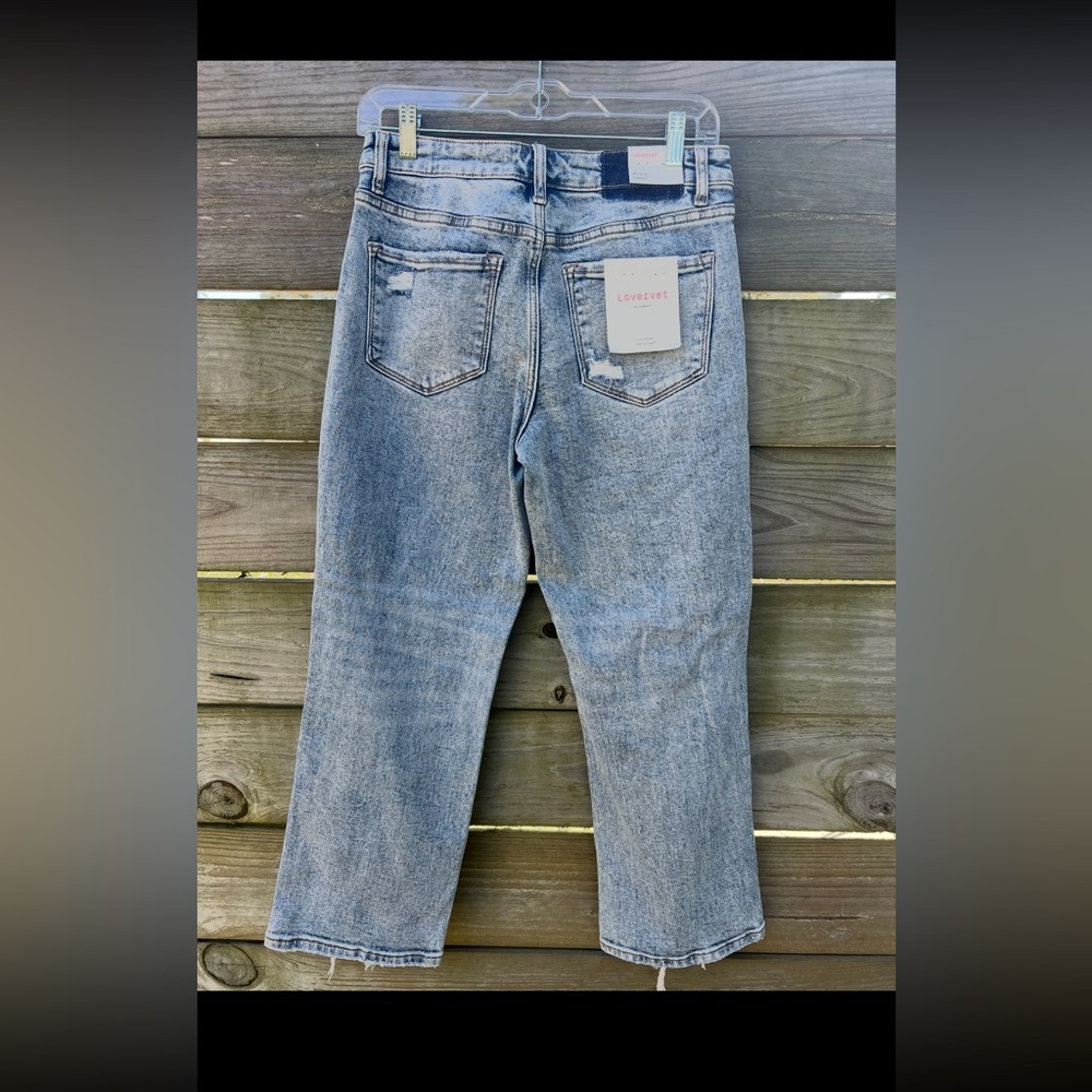 Lovervet High Rise straight leg crop 9/29 - Picture 6 of 10